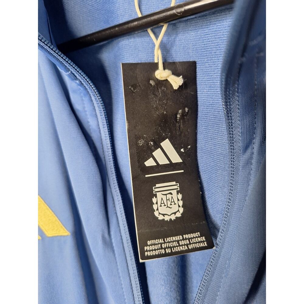 Adidas Argentina AFA DNA Track Jacket JZ6289 Soccer size Medium - Picture 6 of 7
